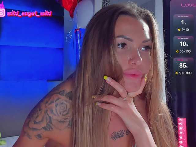 Fotos WILD-ANGEL777 Hello guys, BEFORE PRIVATE 150 TOKENS ❤ Camera only in private Anal, TWO DILDOS, SQUIRT ONLY in FULL private Favorite vibrations: 11, 111, 222 ✨wild_angel_wild INST NEW